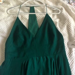Emerald party dress